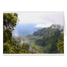 Diseño del puesto de observación de Kalalau Tarjetas