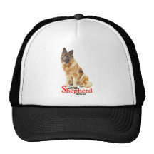 Diseño del rescate del pastor alemán gorros bordados