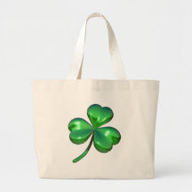 diseño del trébol 3d bolsa