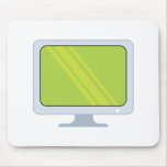 diseño del vector del monitor de la PC de la panta Alfombrillas De Raton