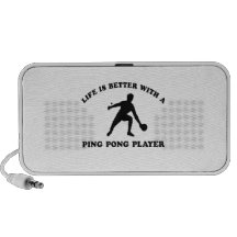 Diseño del vector del ping-pong iPhone altavoz