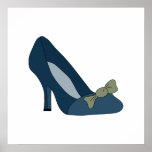 Diseño del zapato del poster de la moda posters