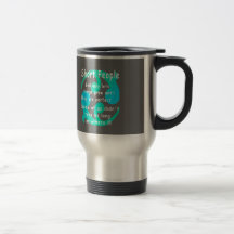 Diseño divertido de la venganza de la gente corta tazas de café