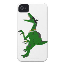 Diseño divertido del Veloci-Golpeador iPhone 4 Fundas