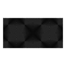 Diseño elegante, negro de los círculos tarjetas fotográficas 