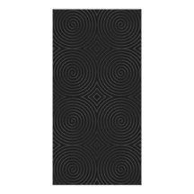 Diseño elegante, negro de los espirales tarjeta fotográfica