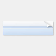 Diseño elegante simple azul claro etiqueta de parachoque