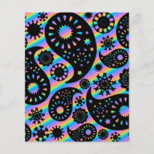 Diseño enrrollado de Paisley Flyer Personalizado