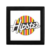 Diseño enrrollado del Rockabilly de la cadera del  Cajas De Joyas