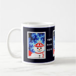 Diseño ESCARCHADO de la taza del día de fiesta del