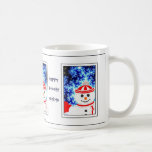 Diseño ESCARCHADO de la taza del día de fiesta del