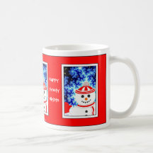 Diseño ESCARCHADO de la taza del día de fiesta del