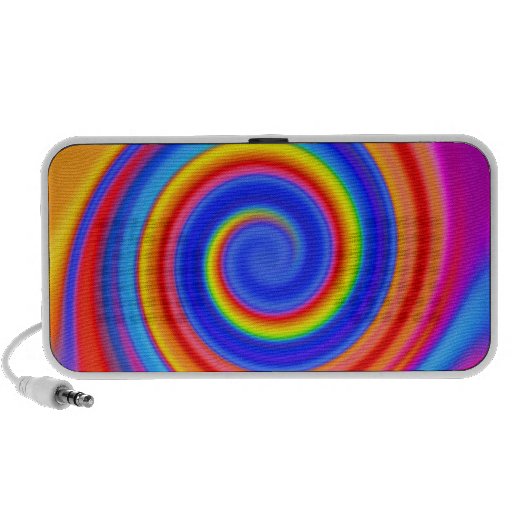 Diseño espiral colorido: Altavoces