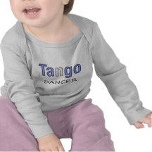 ¡Diseño exclusivo del bailarín del tango! Camisetas