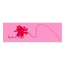 Diseño floral abstracto del confeti tarjetas de negocios
