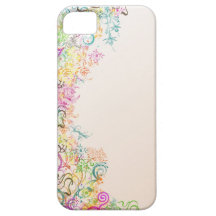 diseño floral abstracto iPhone 5 Case-Mate coberturas