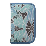 diseño floral azul del nouveau del arte planificador