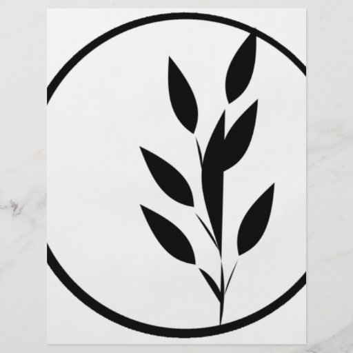 Diseño floral blanco y negro tarjetones