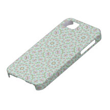 Diseño floral bonito del arte iPhone 5 Case-Mate protectores