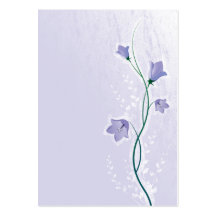 diseño floral de la lavanda elegante tarjetas de visita