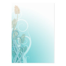 diseño floral de la planta suave preciosa del hele tarjetas de negocios