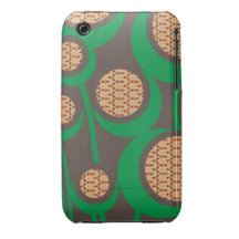 diseño floral moderno del caso del iphone Case-Mate iPhone 3 coberturas