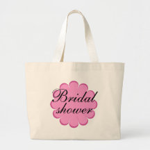 ¡Diseño floral nupcial de la ducha! Bolsas De Mano
