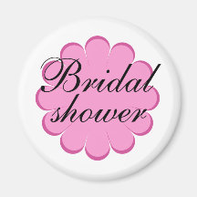 ¡Diseño floral nupcial de la ducha! Iman Para Frigorífico