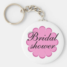 ¡Diseño floral nupcial de la ducha! Llaveros