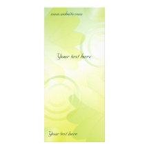 Diseño floral verde moderno diseños de tarjetas publicitarias
