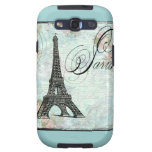 Diseño francés de la torre Eiffel de París Galaxy SIII Coberturas