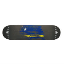 Diseño fresco de la bandera de Corazon Tabla De Skate