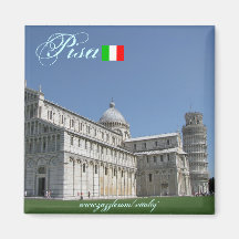 Diseño fresco del imán de Pisa Italia