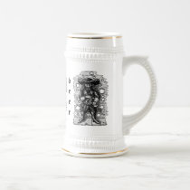 Diseño fresco divertido de la taza de cerveza del  tazas