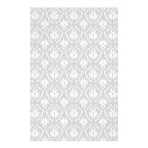 Diseño gris blanco y en colores pastel del damasco papeleria