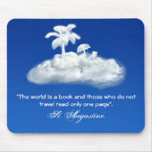 diseño hermoso del viaje del mousepad