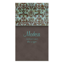 Diseño interior 4 de la tarjeta de visita del dama