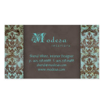 Diseño interior 6 de la tarjeta de visita del dama