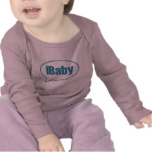 diseño largo de la camiseta de la manga del bebé i