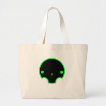 diseño lindo del cráneo bolsas de mano