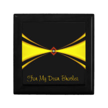 Diseño masculino del satén del oro cajas de regalo