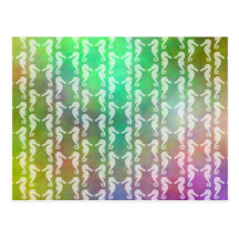 Diseño multicolor bonito del modelo del Seahorse Postales