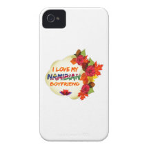 Diseño namibiano del novio iPhone 4 cárcasas