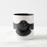Diseño nevoso fresco de la taza del búho