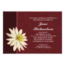 diseño nupcial de la invitación de la ducha del li