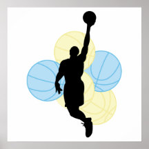 diseño para hombre de la silueta del voleibol impresiones