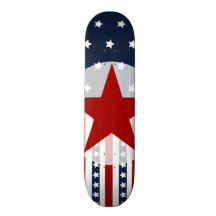 Diseño patriótico de la bandera americana de las b patinetas personalizadas