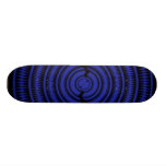 Diseño radial abstracto: Monopatín