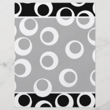 Diseño retro blanco y negro de moda tarjetones