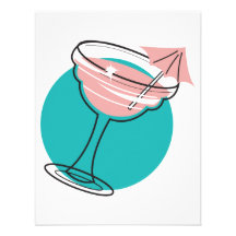diseño retro del margarita comunicado